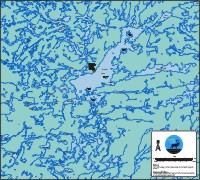 Fishing Map of Sydney Lake